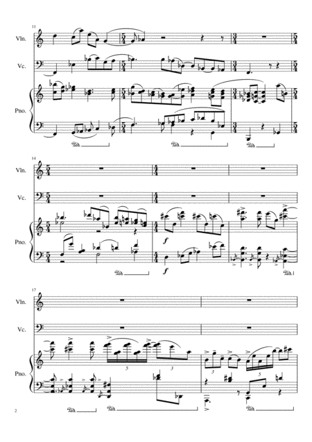 Piano Trio In One Movement Page 2