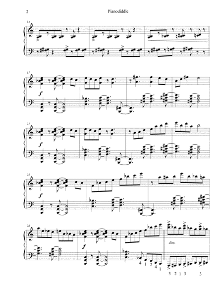 Pianodiddle Or Piano For Drummers Page 2