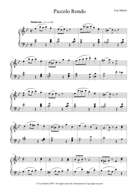 Piccolo Rondo For Solo Piano Page 2