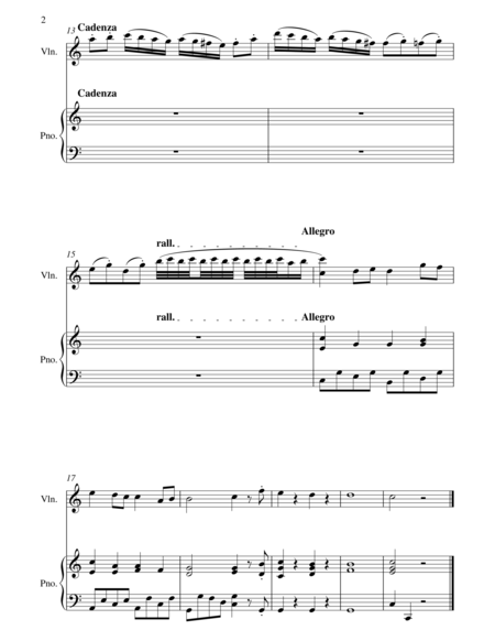 Piece For Violin And Piano Page 2