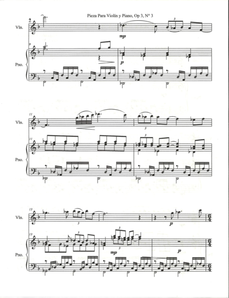 Pieza Para Violin Y Piano Op 3 No 3 Page 2