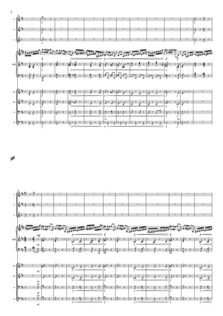 Piotr Tchaikovsky Violin Concerto I D Major 3rd Movement Arrangement For Chamber Group Page 2