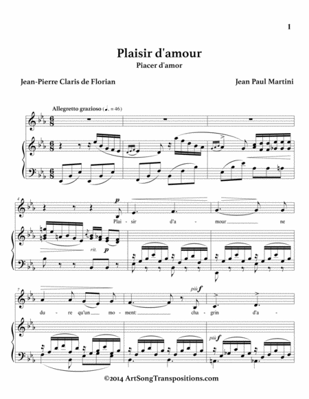 Plaisir D Amour E Flat Major Page 2