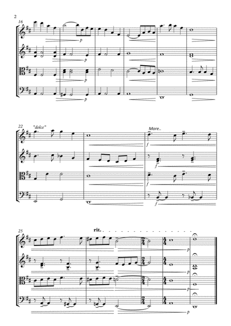 Playing Love For String Quartet Page 2