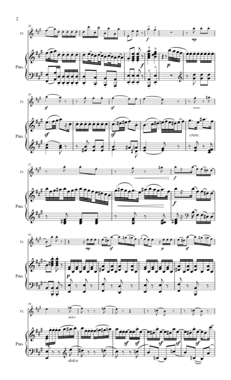 Pleyel Sonata For Flute Piano Page 2