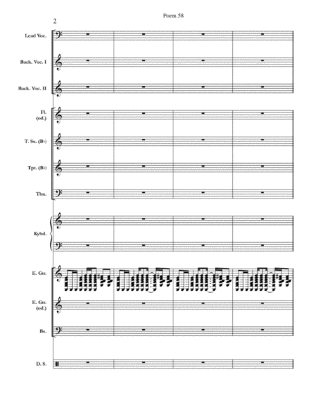 Poem 58 Chicago Complete Score Page 2