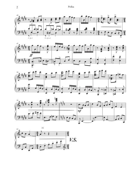 Polka For Piano Page 2