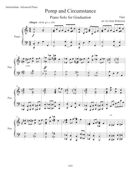 Pomp And Circumstance Advanced Piano Solo Arr Page 2