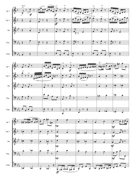 Pomp And Circumstance For Brass Quintet Page 2