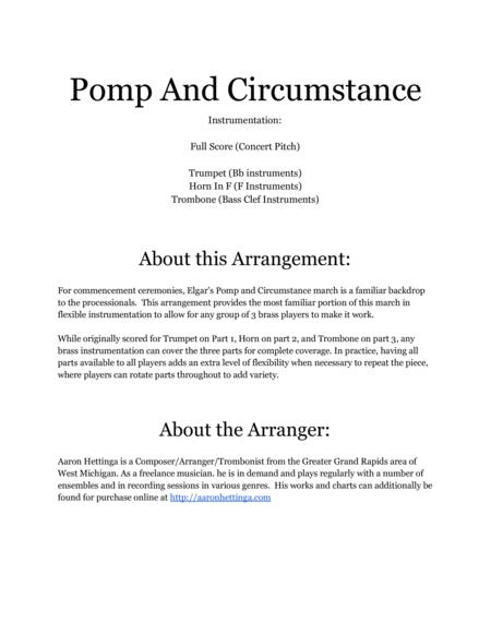 Pomp And Circumstance March For Flexible Brass Trio Page 2
