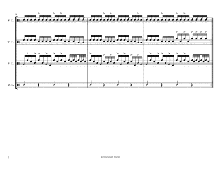 Popcorn Drumline Cadence Page 2