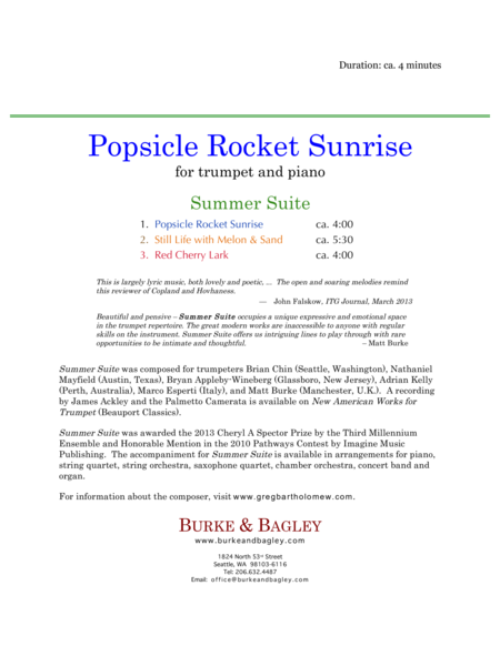 Popsicle Rocket Sunrise Trumpet Piano Page 2