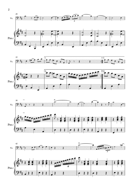 Potter Waltz Cello And Piano Page 2