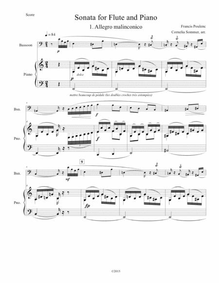 Poulenc Flute Sonata Arr For Bassoon Page 2
