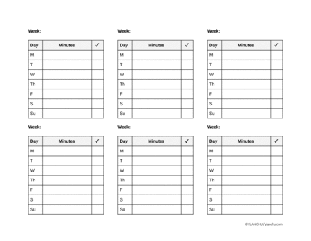 Practice Journal Log Tracker Sheets Page 2