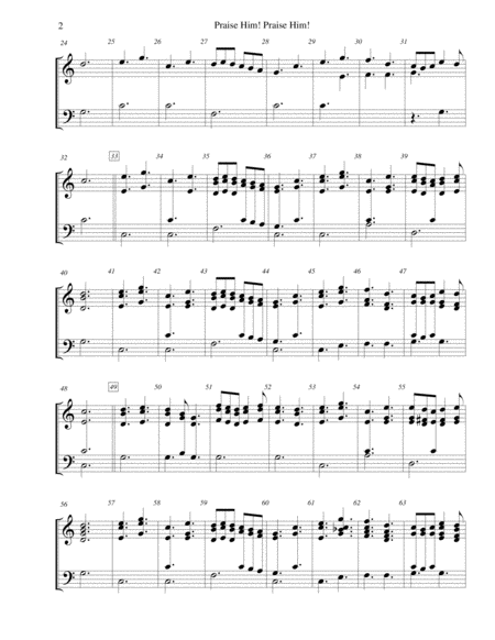 Praise Him Praise Him For 3 Octave Handbell Choir Page 2