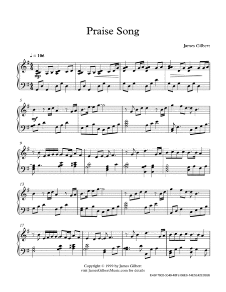 Praise Song Page 2