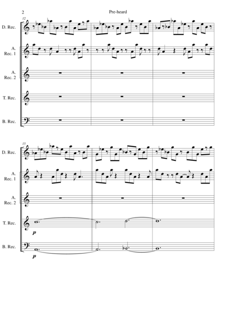 Pre Heard For Recorder Consort Page 2