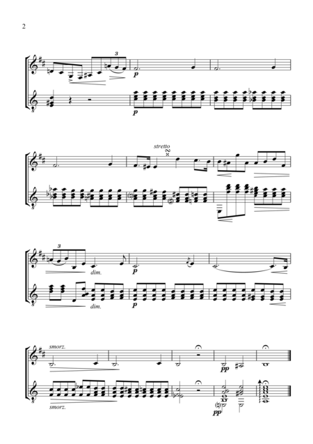 Prelude 4 7 For Clarinet In Bb And Guitar Page 2