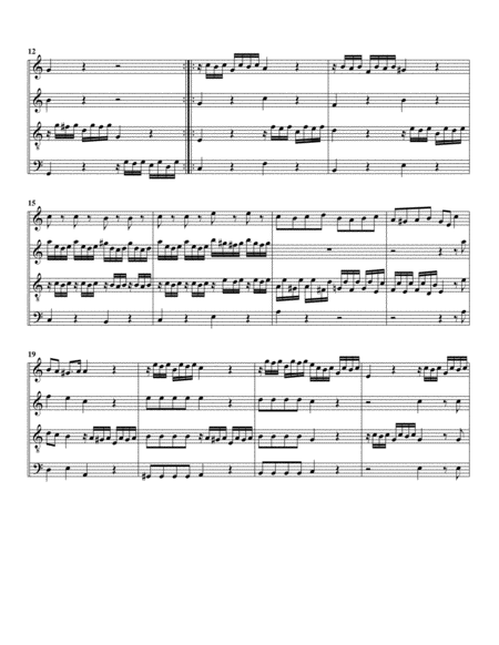 Prelude And Fugue Bwv 553 Arrangement For 4 Recorders Page 2