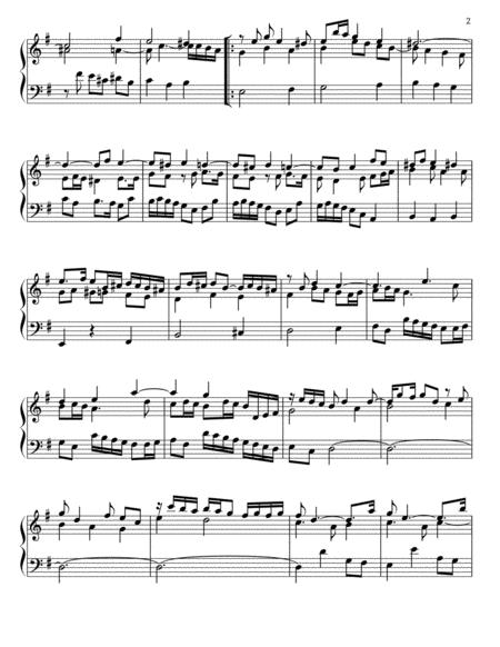 Prelude And Fugue In E Minor For A Funeral Page 2