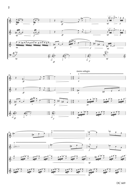 Prelude And Fugue No 1 For Clarinet Quartet Page 2