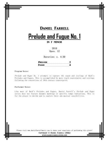 Prelude And Fugue No 1 In F Minor Op 12 Page 2