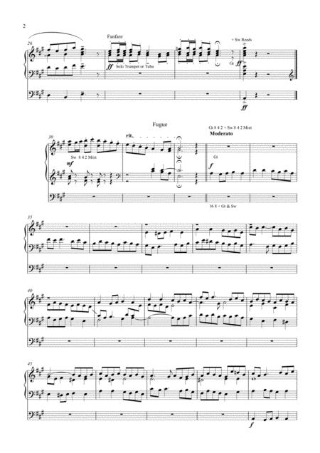 Prelude And Fugue On Dix As With Gladness Men Of Old For Organ Page 2