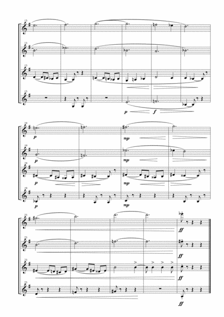 Prelude Aragonaise From Carmen Suite For Clarinet Quartet Page 2