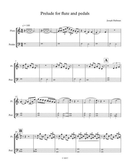 Prelude For Flute And Organ Pedals Or Any Bass Instrument Page 2