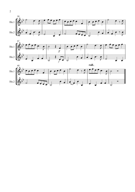 Prelude From Te Deum For French Horn Duet Page 2