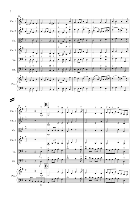 Prelude From Te Deum For String Orchestra Page 2