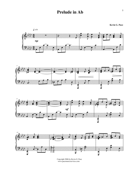 Prelude In Ab No 2 Original Piano Solo Page 2