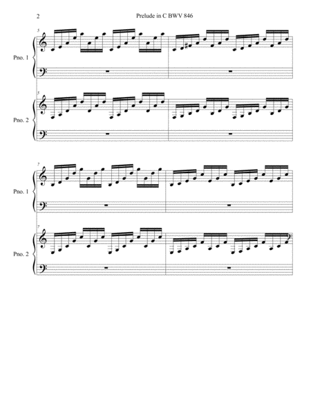 Prelude In C Bwv 846 Page 2