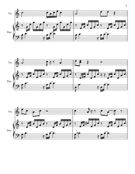 Prelude In C By Bach Remix Page 2