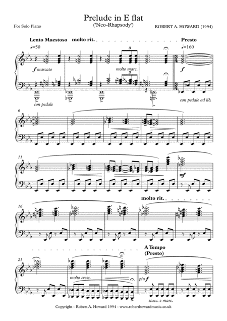 Prelude In E Flat Neo Rhapsody Page 2
