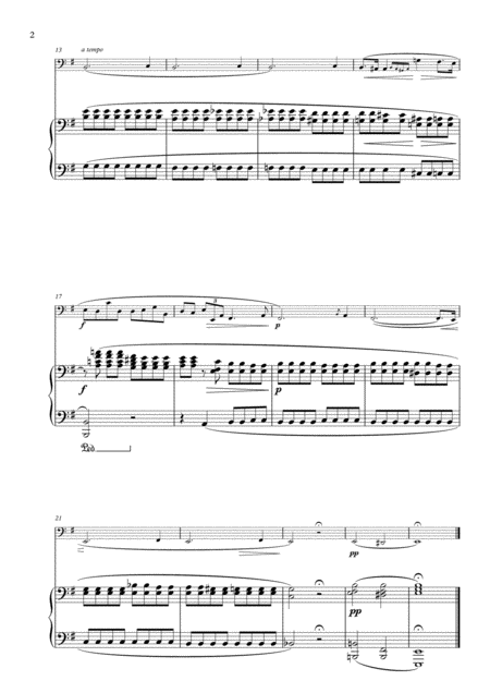 Prelude In E Minor Arranged For Bassoon Piano Page 2