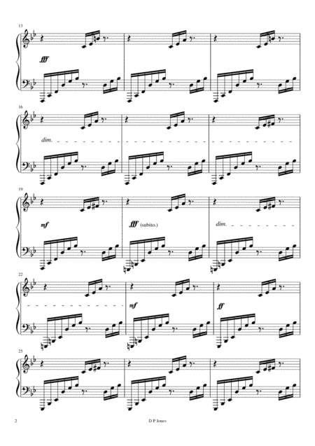 Prelude In G Minor Op 5 No 13 Page 2