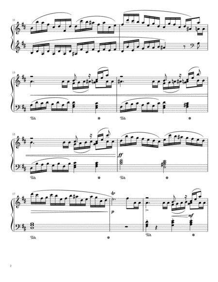 Prelude No 2 In D Major Page 2