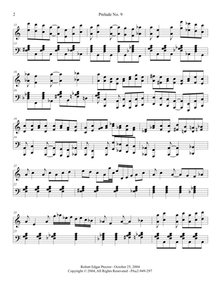 Prelude No 9 For Piano Page 2