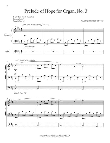 Prelude Of Hope For Organ No 3 Page 2