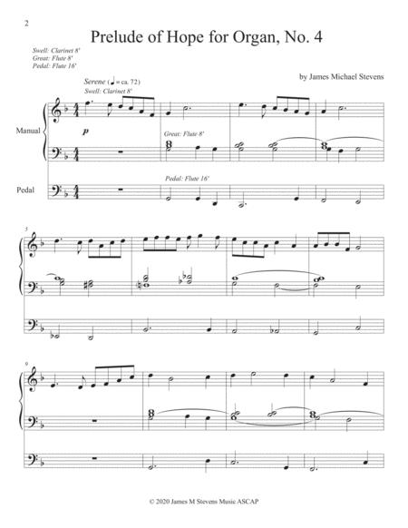 Prelude Of Hope For Organ No 4 Page 2