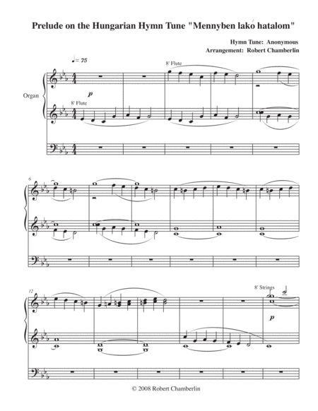 Prelude On The Hungarian Hymn Tune Mennyben Lak Hatalom Page 2