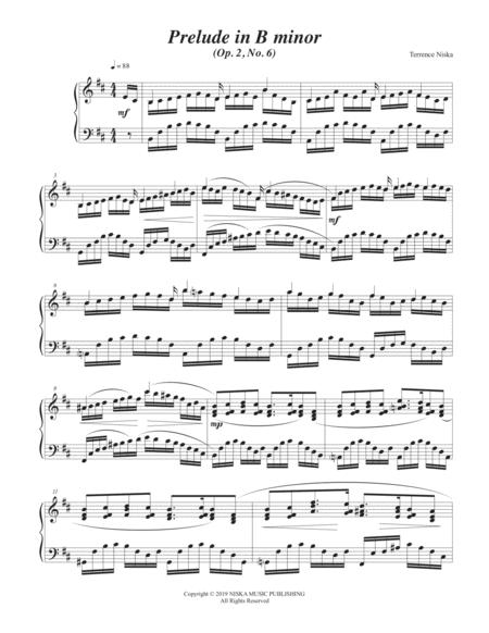 Prelude Op 2 No 6 In B Minor Page 2