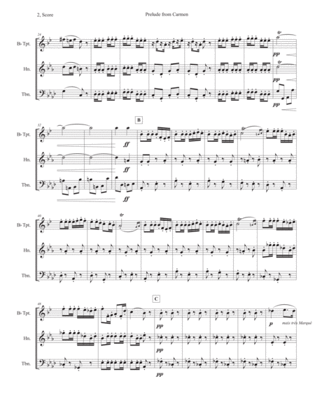 Prelude To Carmen Ab Page 2