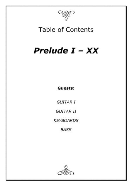 Preludes For Guitars With Accompaniment Page 2