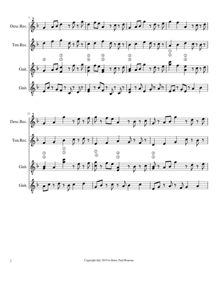 Presence 26j Recorder And Guitar Quartet Page 2