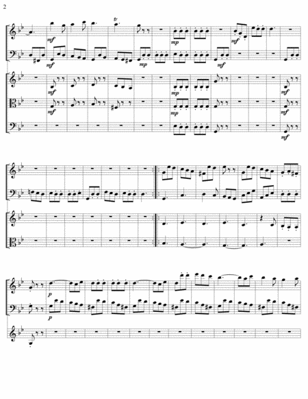 Presto In G Minor For Winds And Strings Page 2