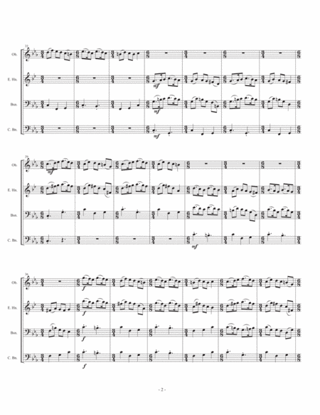 Prince Valiant For Double Reed Quartet Page 2