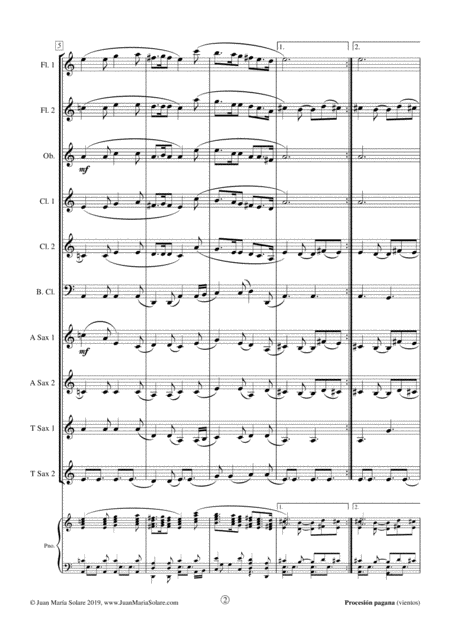 Procesin Pagana Small Winds Ensemble Page 2